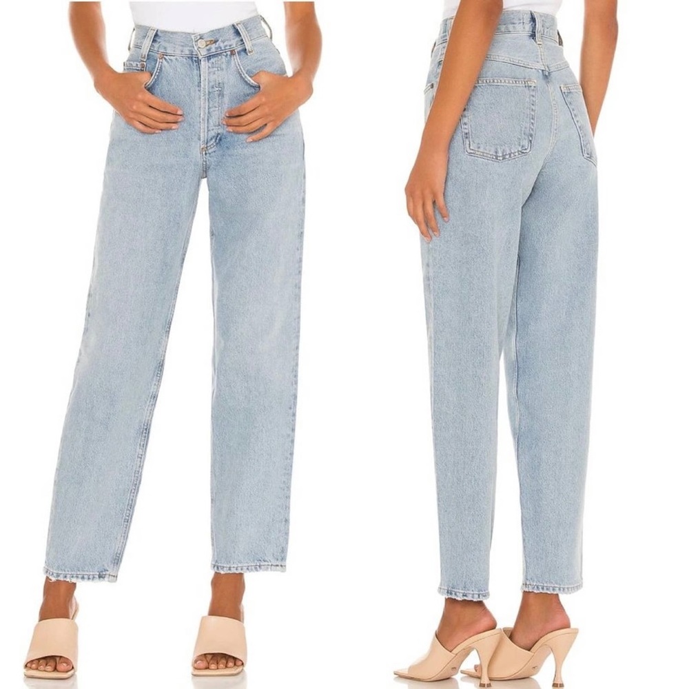 Agolde Ultra High Rise Tapered Baggy Dimension Jeans 29